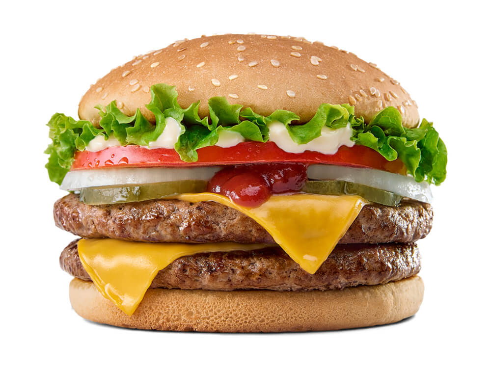 hamburger-isolated-white
